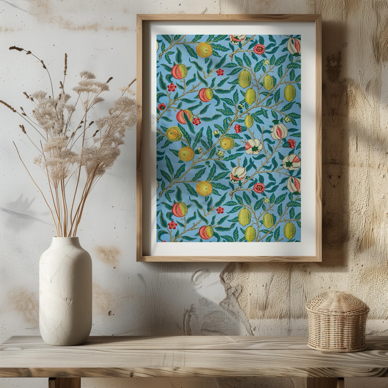 Four Fruits - William Morris - Rolled Poster Wall Art Print-2