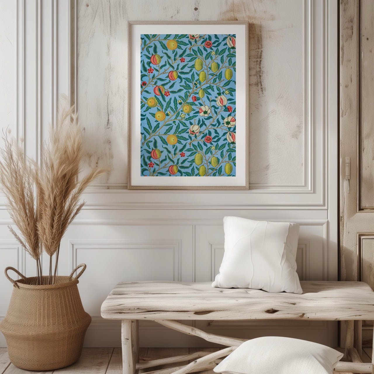 Four Fruits - William Morris - Rolled Poster Wall Art Print-1