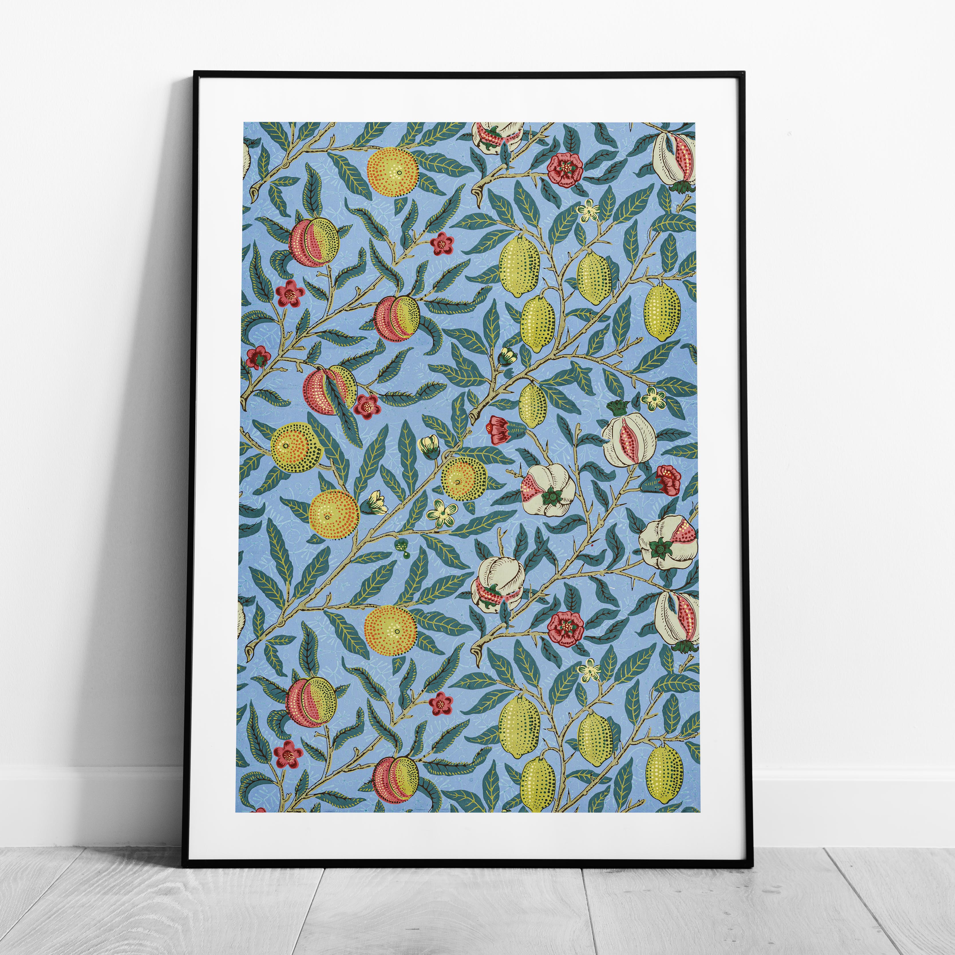 Four Fruits - William Morris - Rolled Poster Wall Art Print-0
