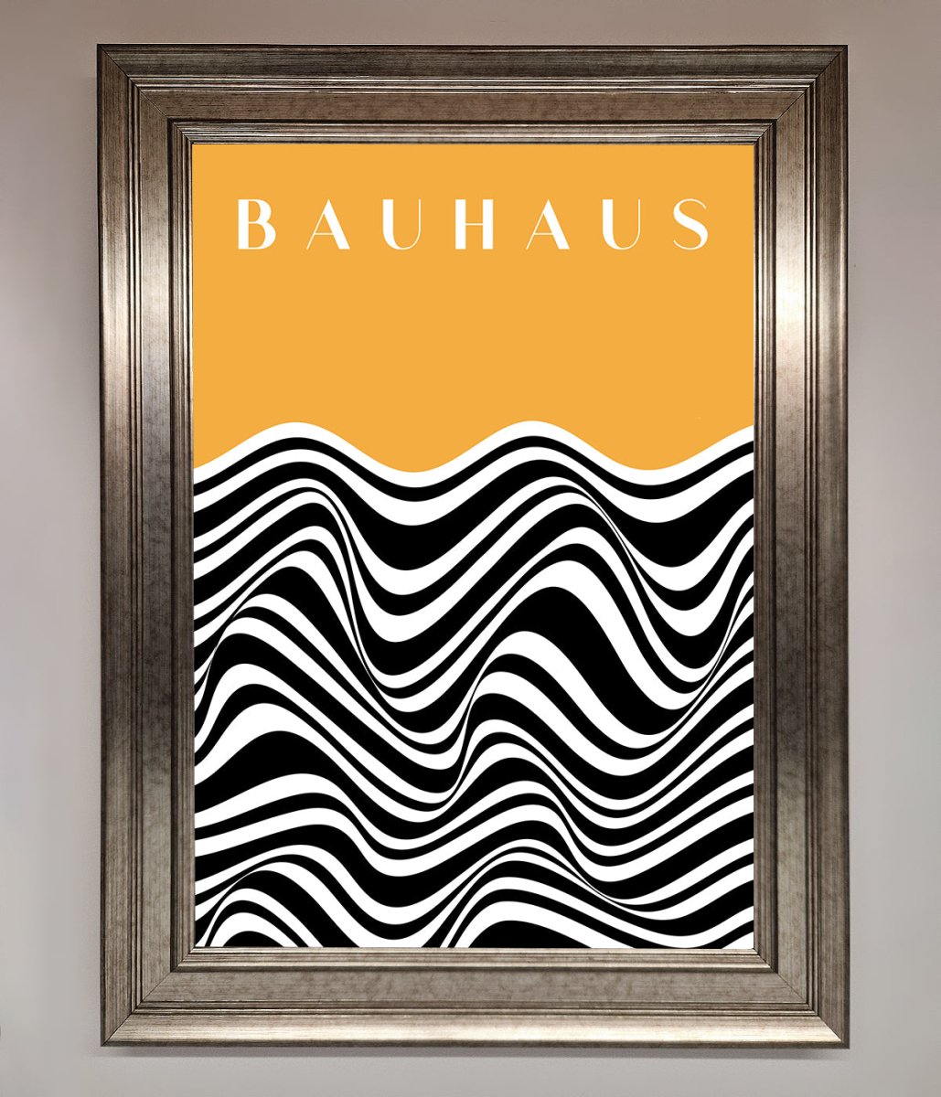 Bauhaus Yellow Framed Poster-15