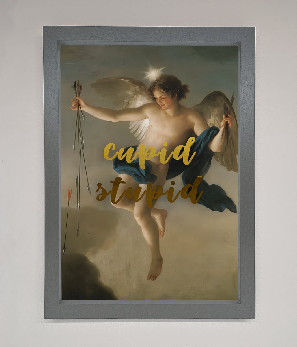 Cupid Stupid Foil Print-0