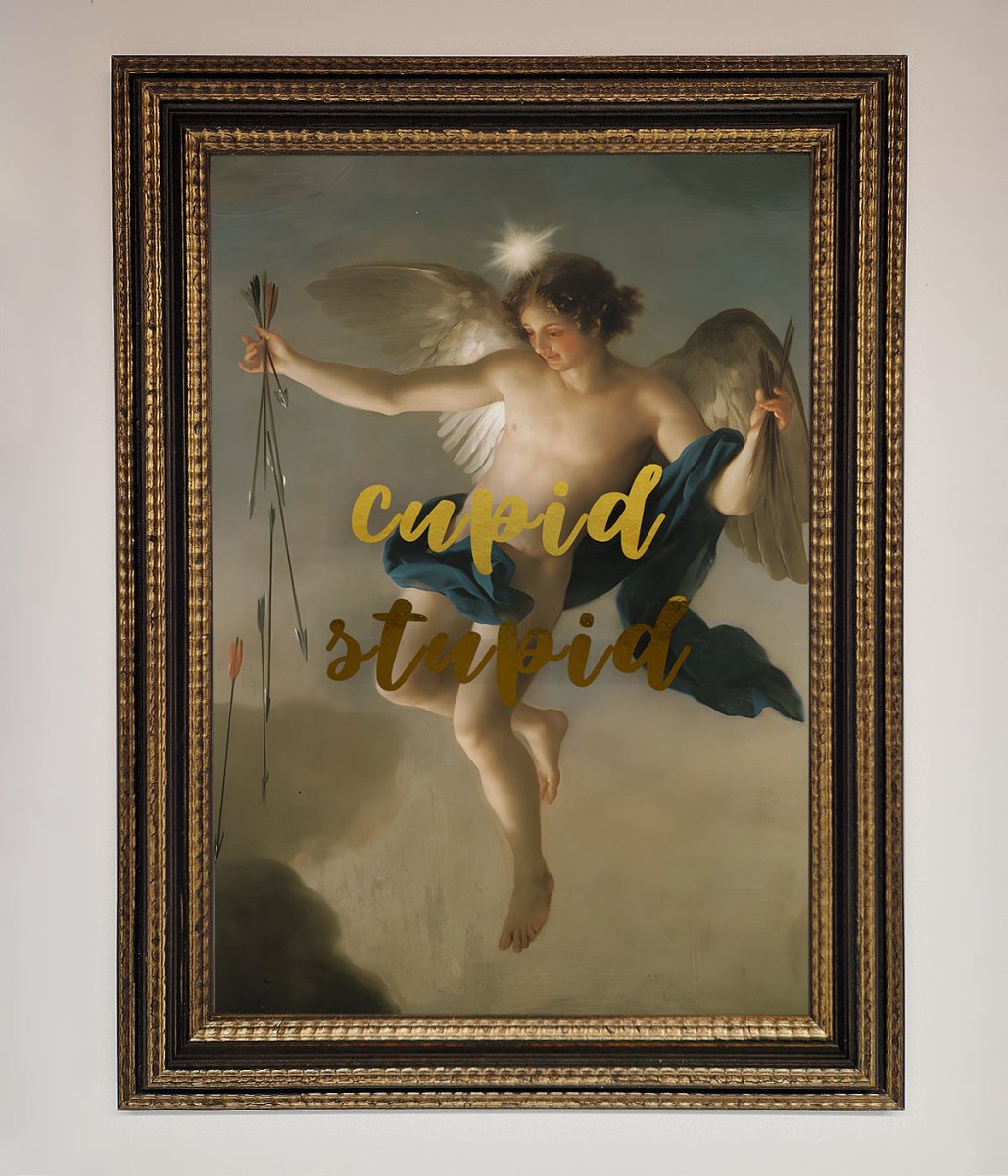 Cupid Stupid Foil Print-18