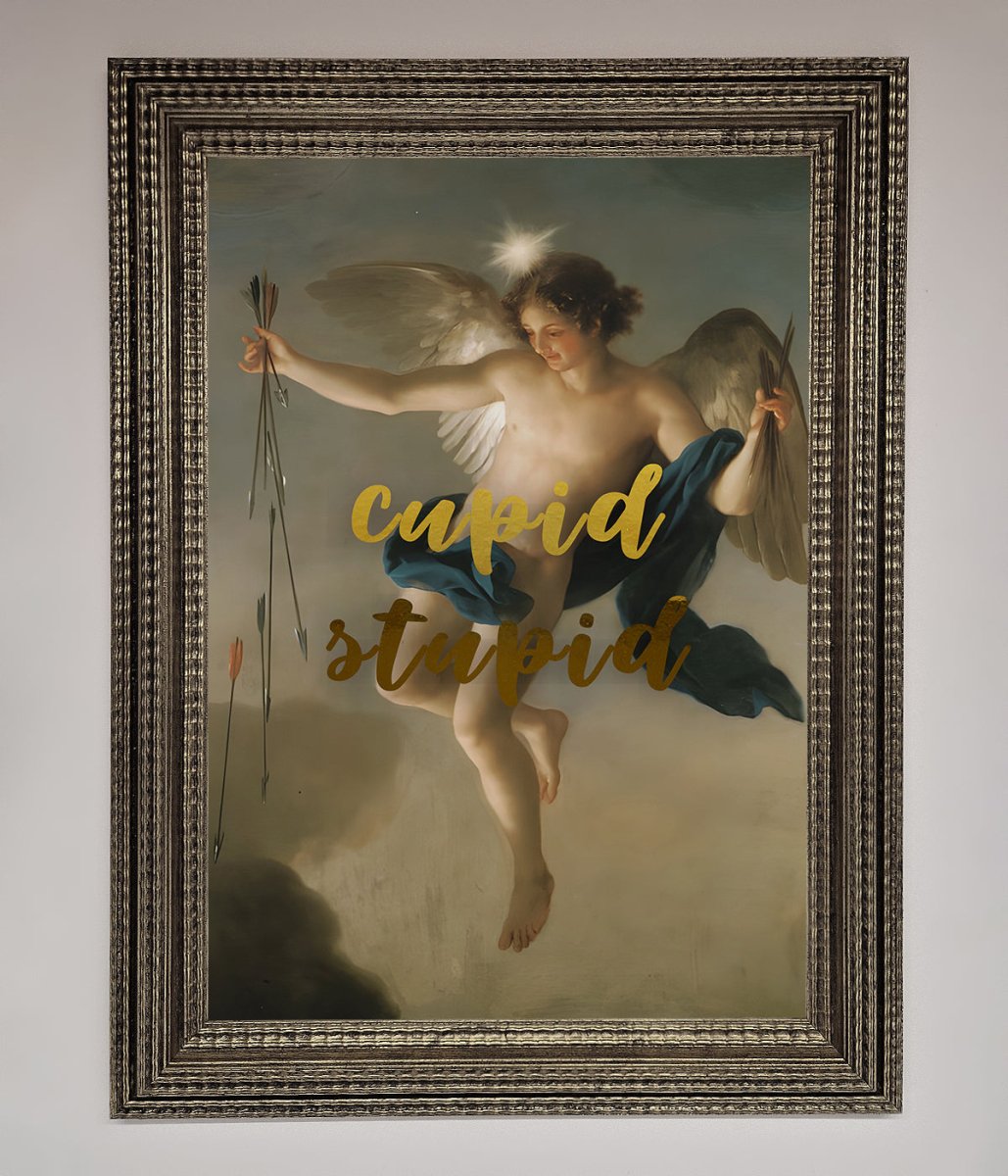Cupid Stupid Foil Print-16