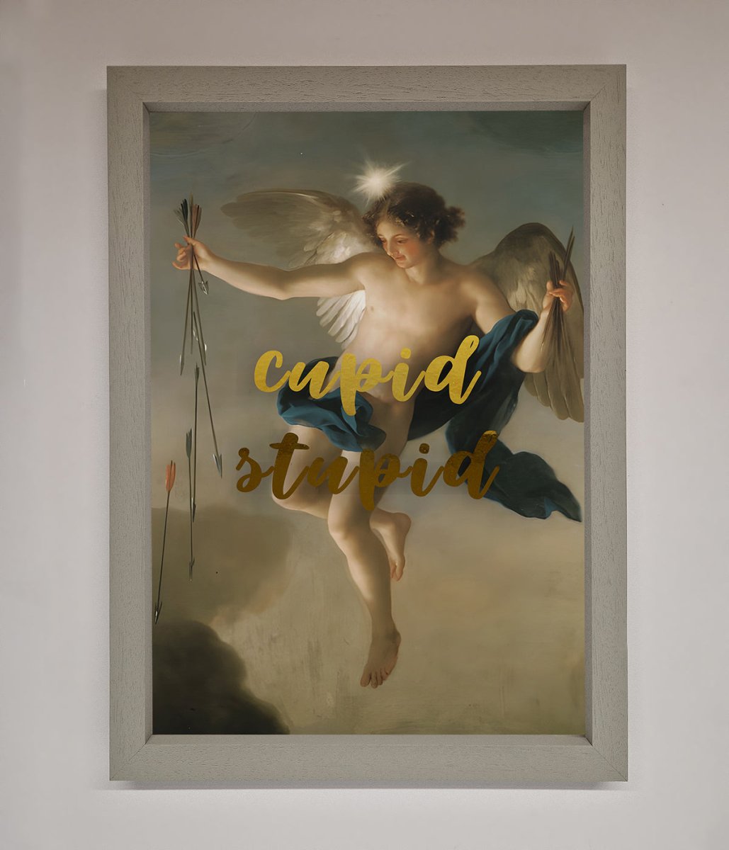 Cupid Stupid Foil Print-8