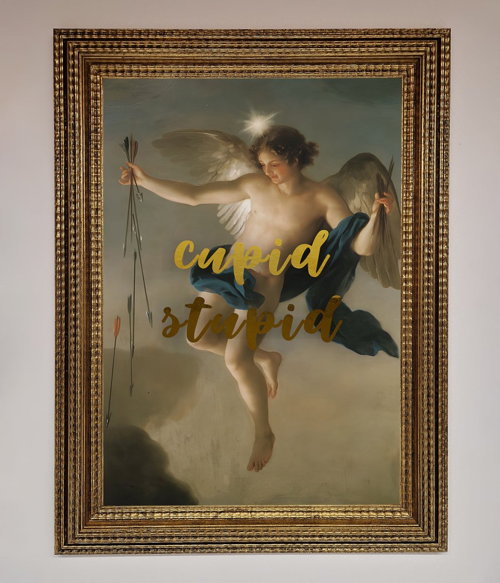 Cupid Stupid Foil Print-15