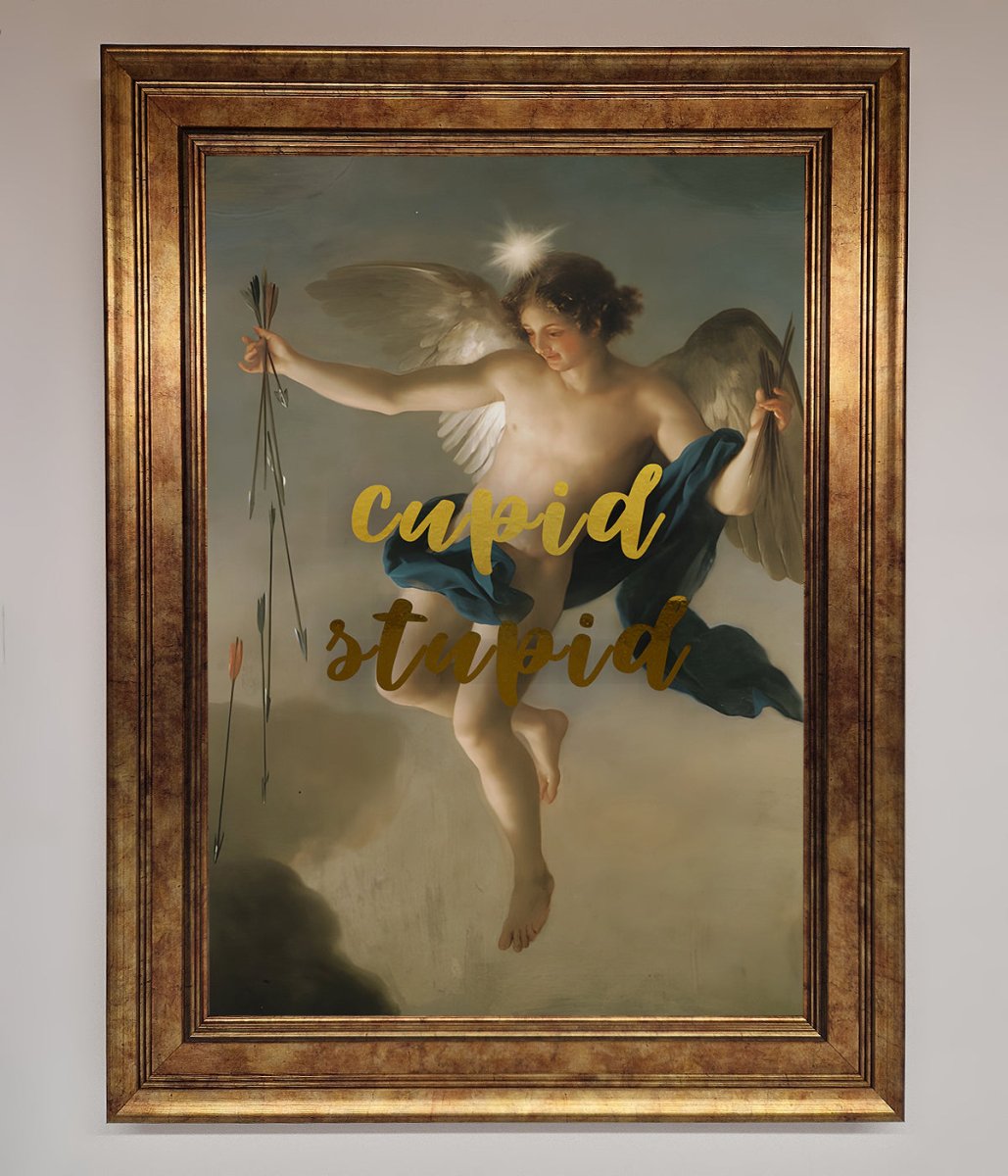 Cupid Stupid Foil Print-3