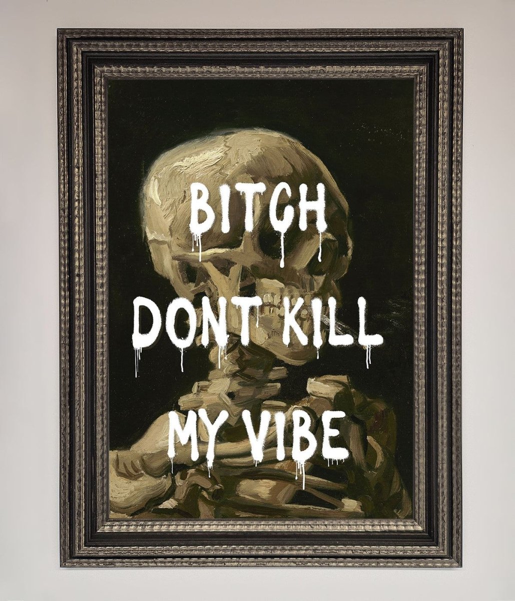 Dont Kill My Vibe Rude Framed Wall Art-17