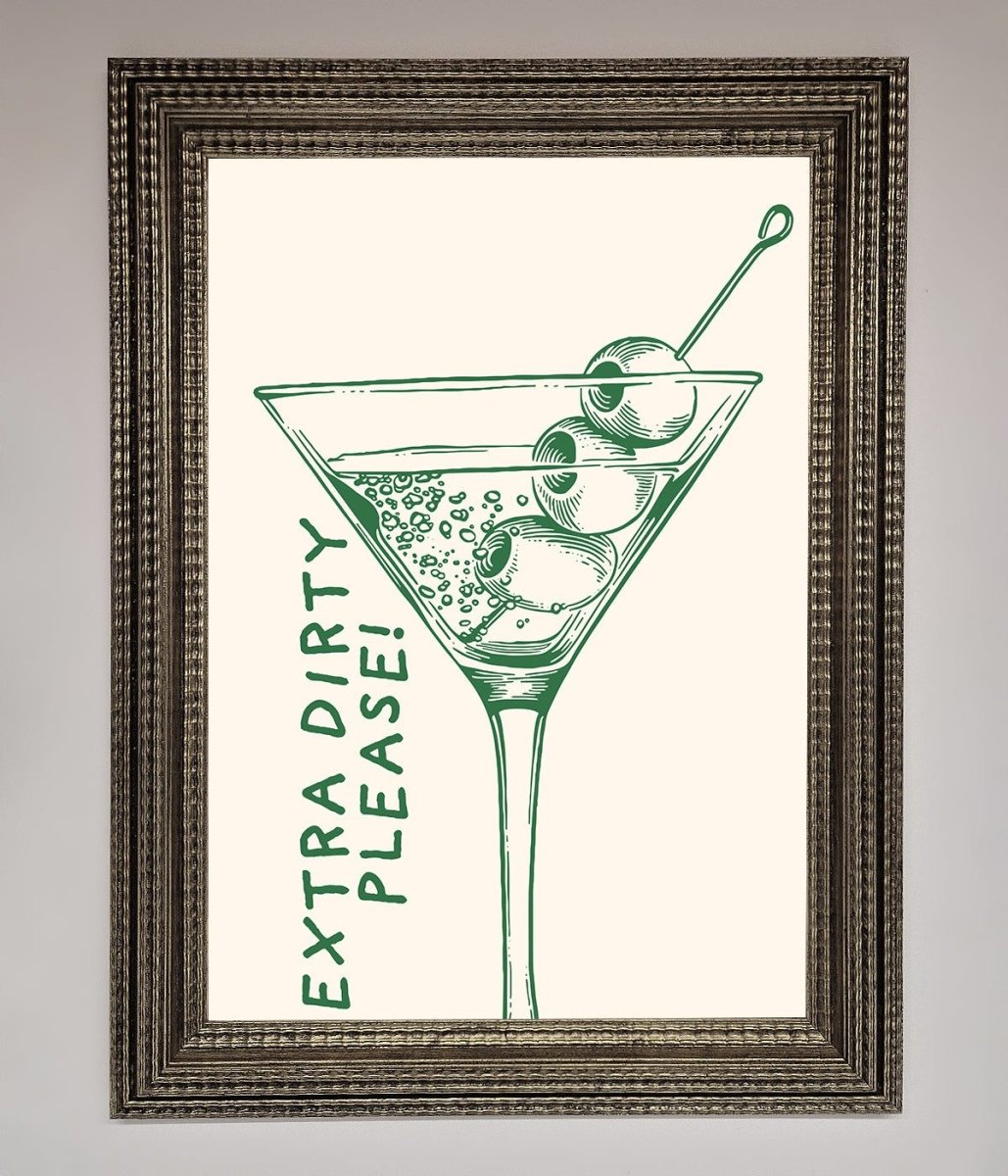 Extra Dirty Please Framed Poster-16