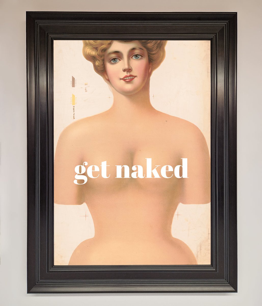 Get Naked Framed Poster-6