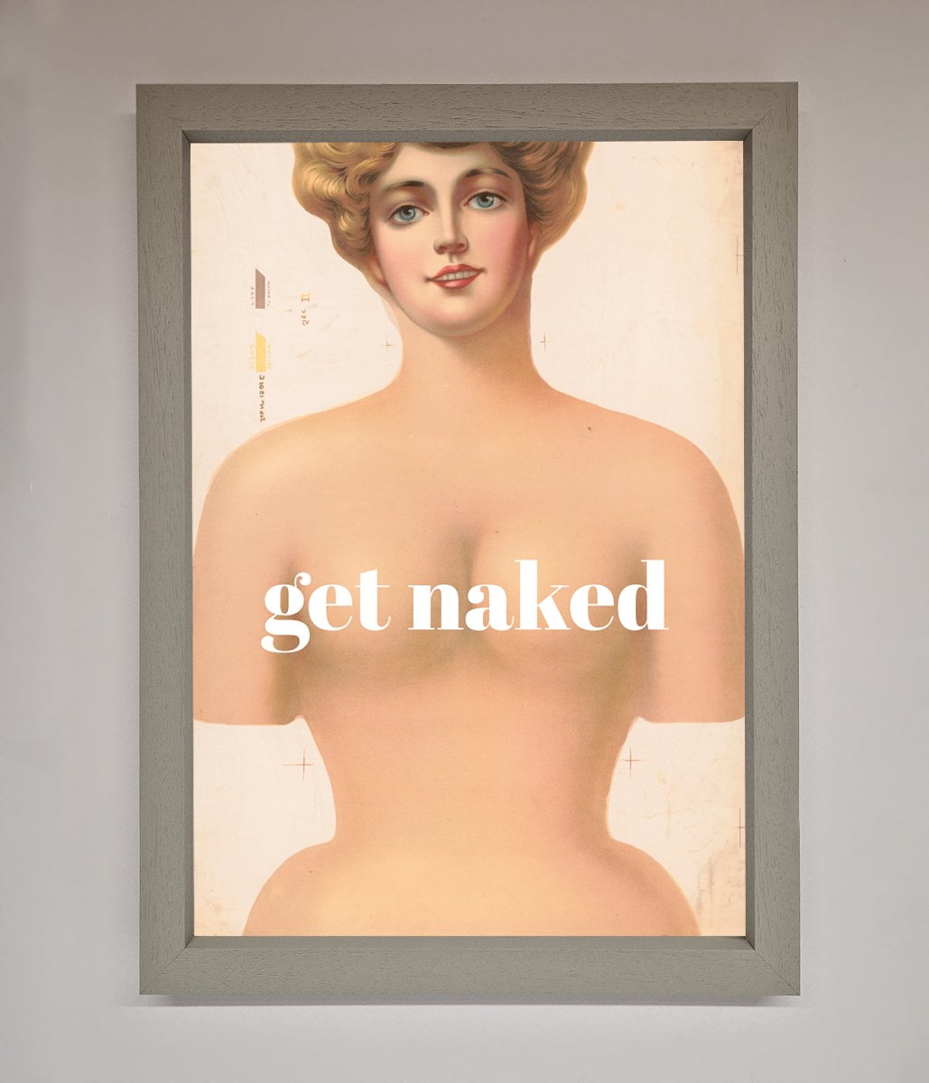 Get Naked Framed Poster-2