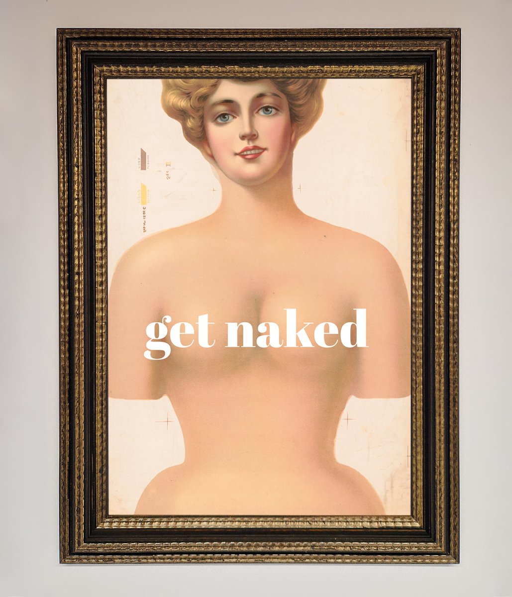 Get Naked Framed Poster-18
