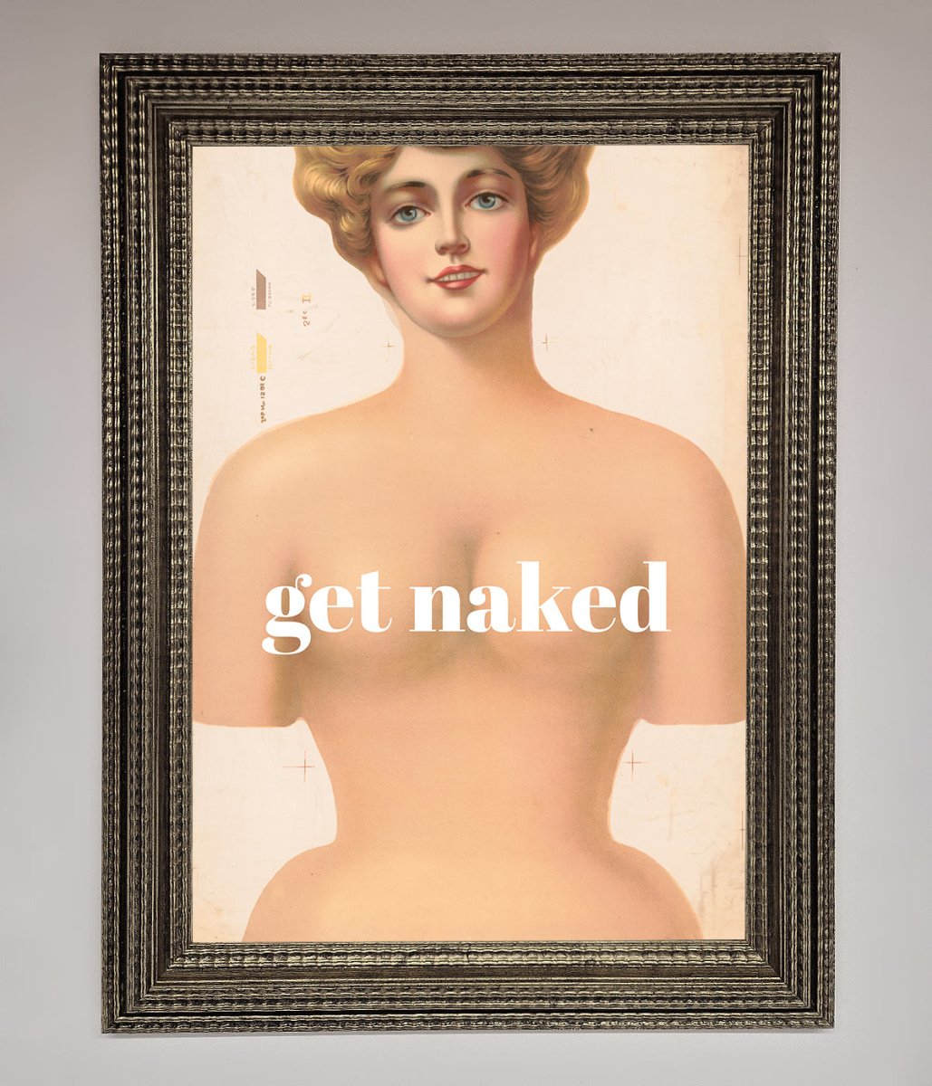 Get Naked Framed Poster-16