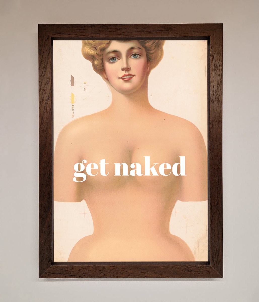 Get Naked Framed Poster-4