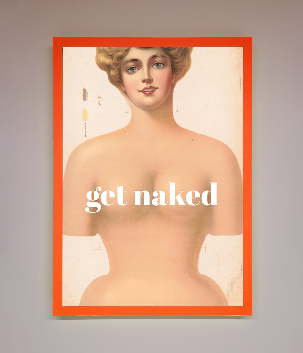 Get Naked Framed Poster-10