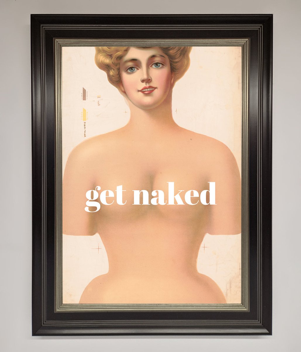 Get Naked Framed Poster-8