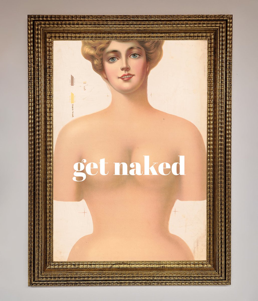 Get Naked Framed Poster-15