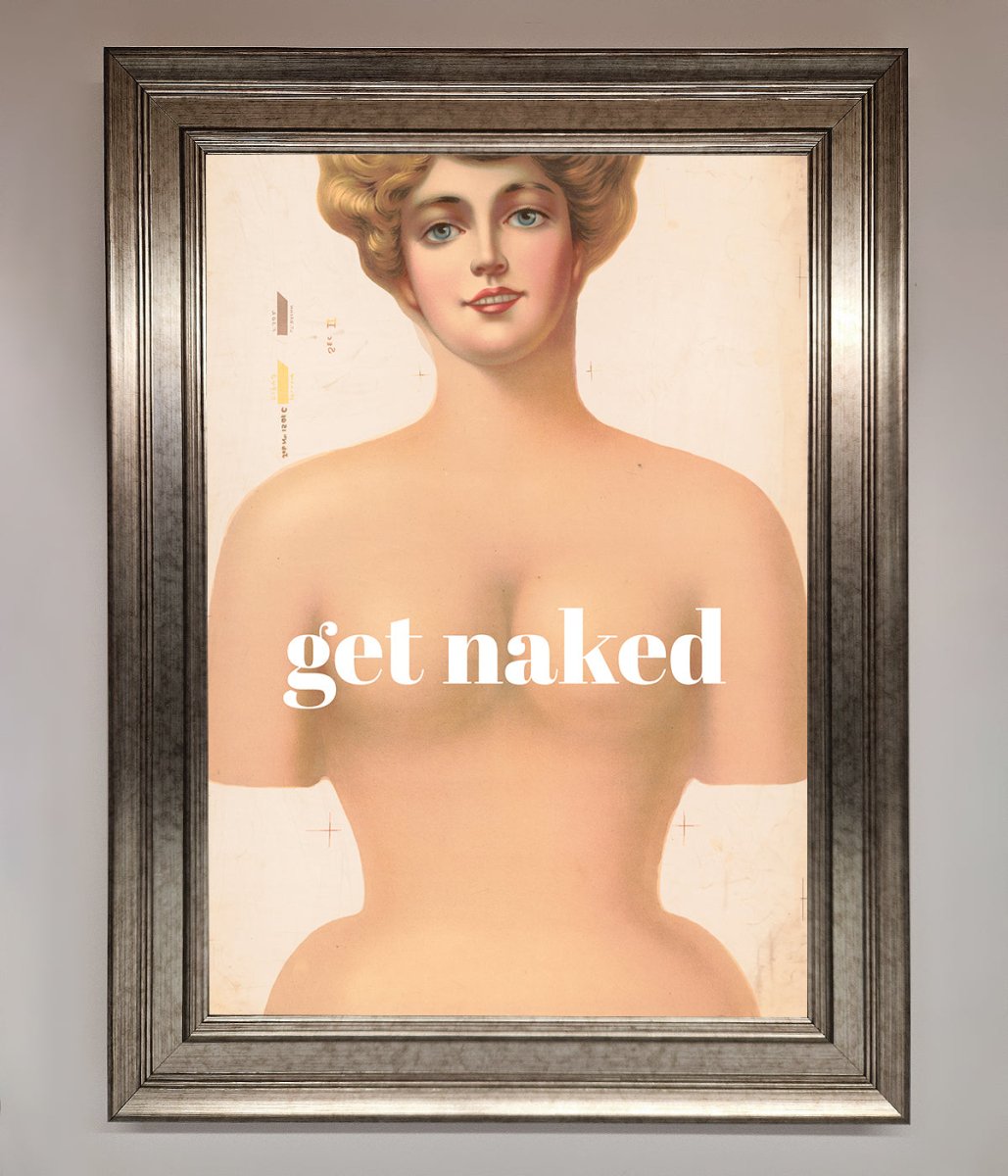 Get Naked Framed Poster-5