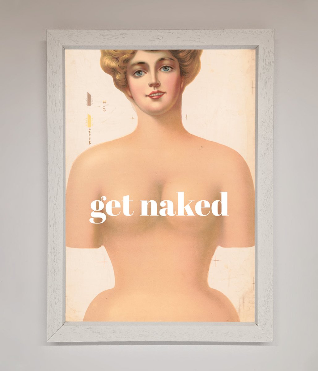 Get Naked Framed Poster-1