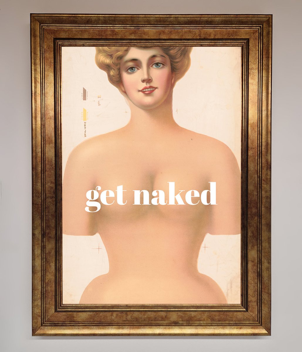 Get Naked Framed Poster-7