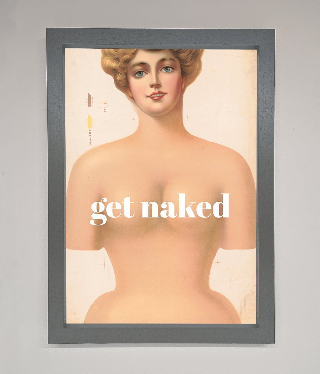 Get Naked Framed Poster-3