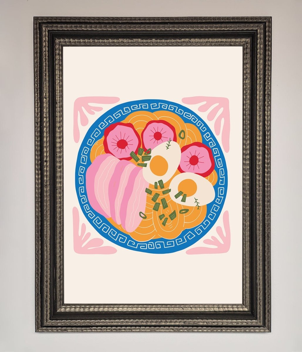 Greek Breakfast Framed Poster-17