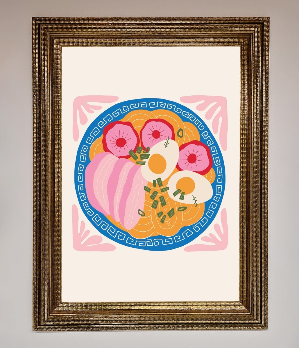Greek Breakfast Framed Poster-15
