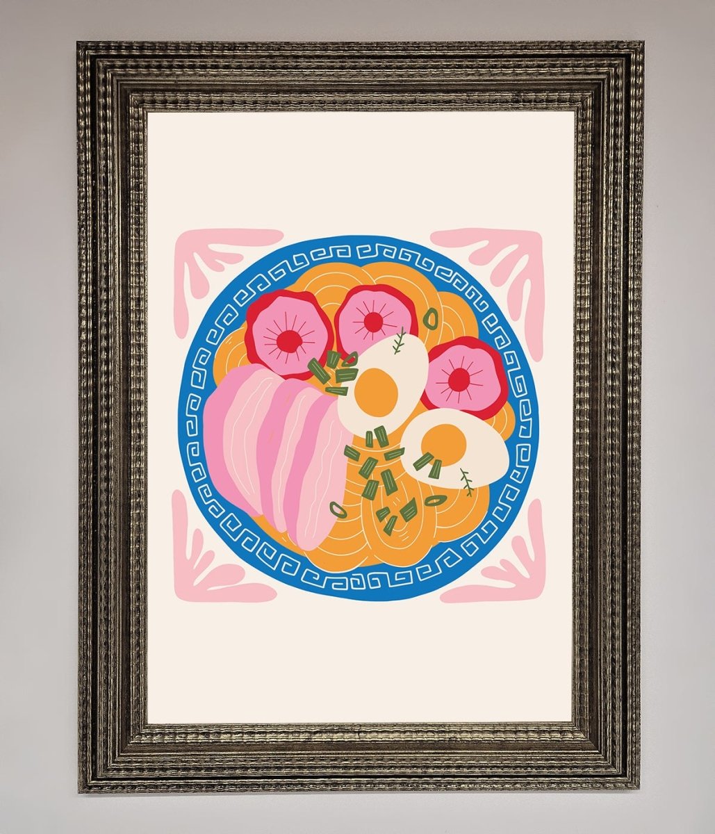 Greek Breakfast Framed Poster-16