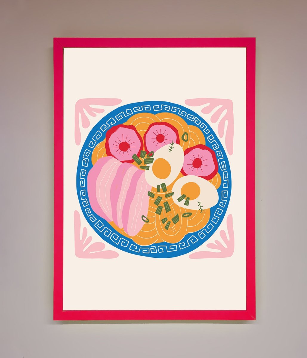 Greek Breakfast Framed Poster-14