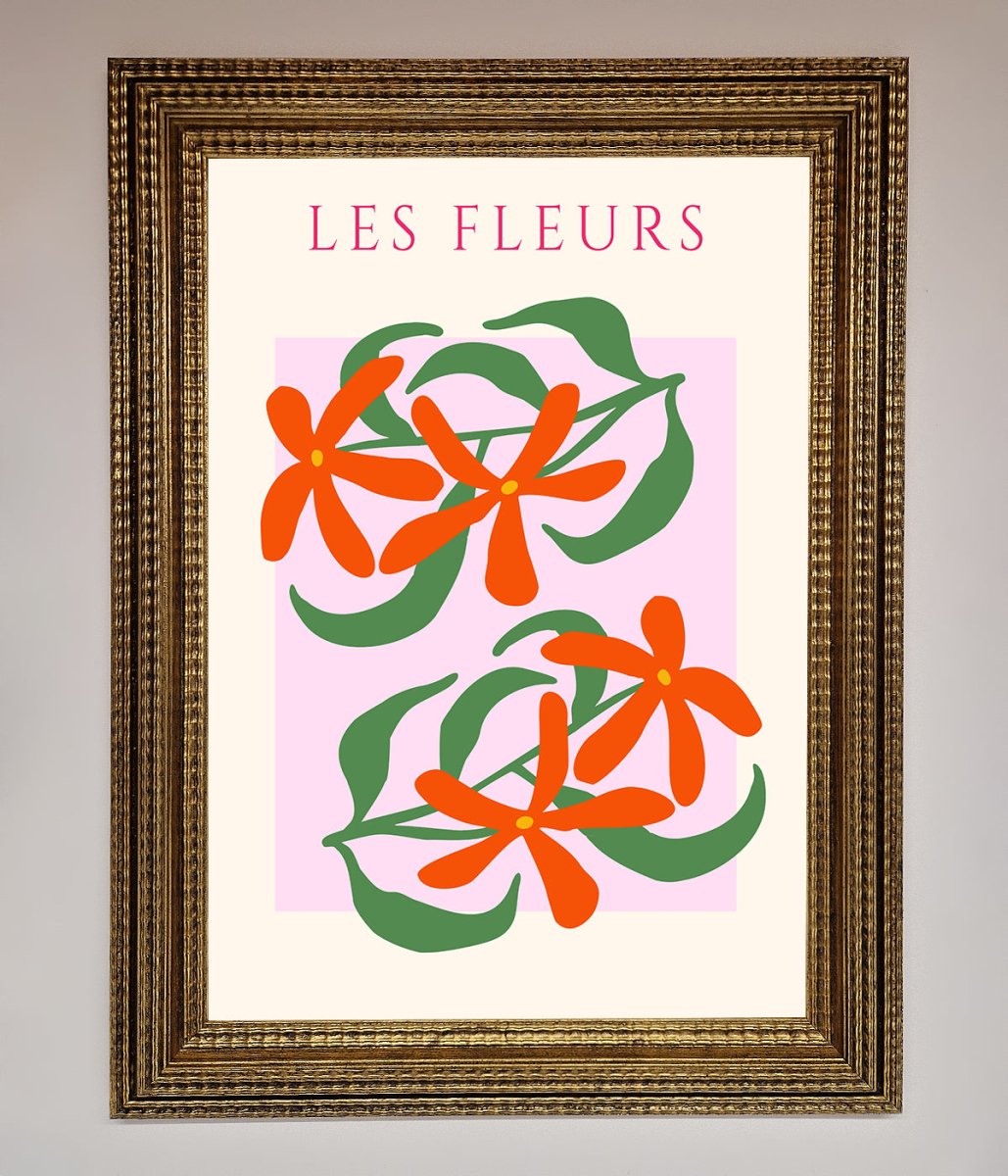 Les Fleurs Framed Print-15