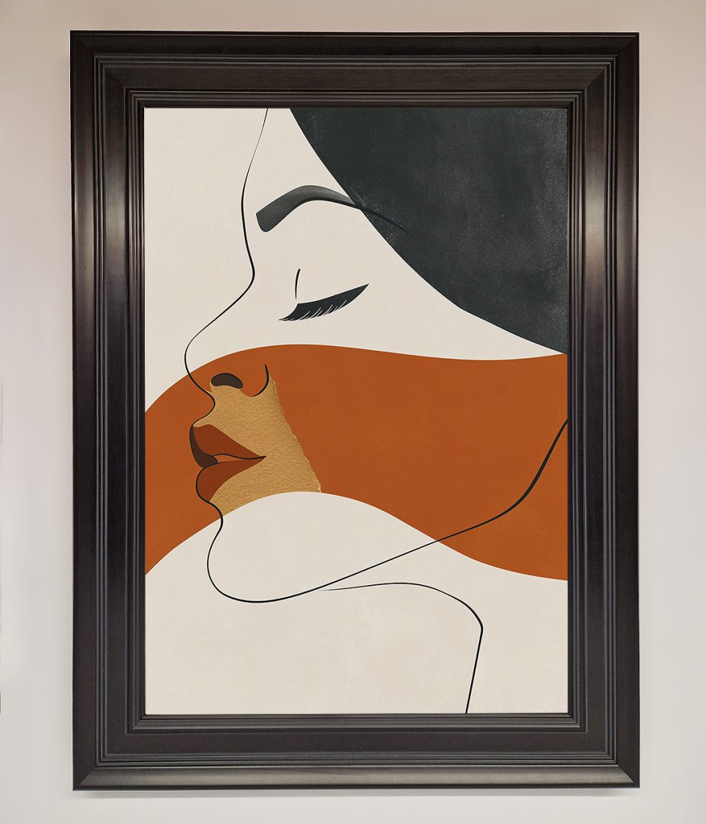 Line Drawing Flow Framed Wall Art-6