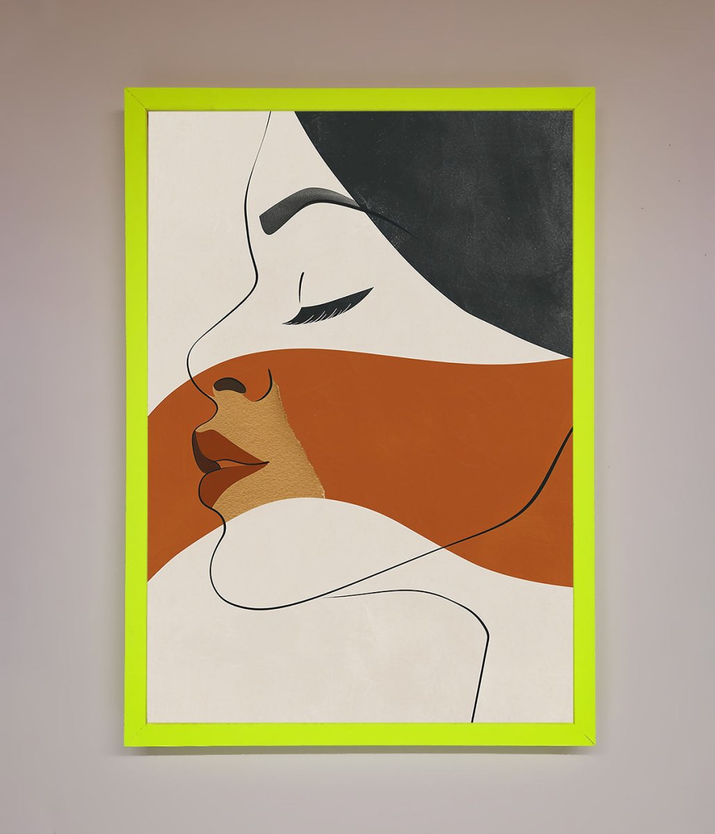 Line Drawing Flow Framed Wall Art-12