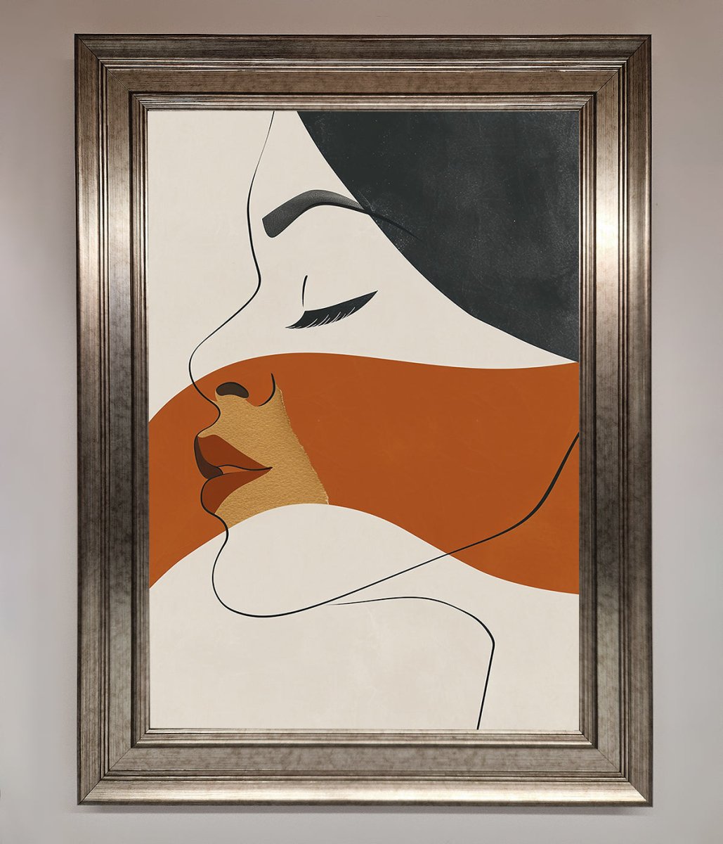 Line Drawing Flow Framed Wall Art-5