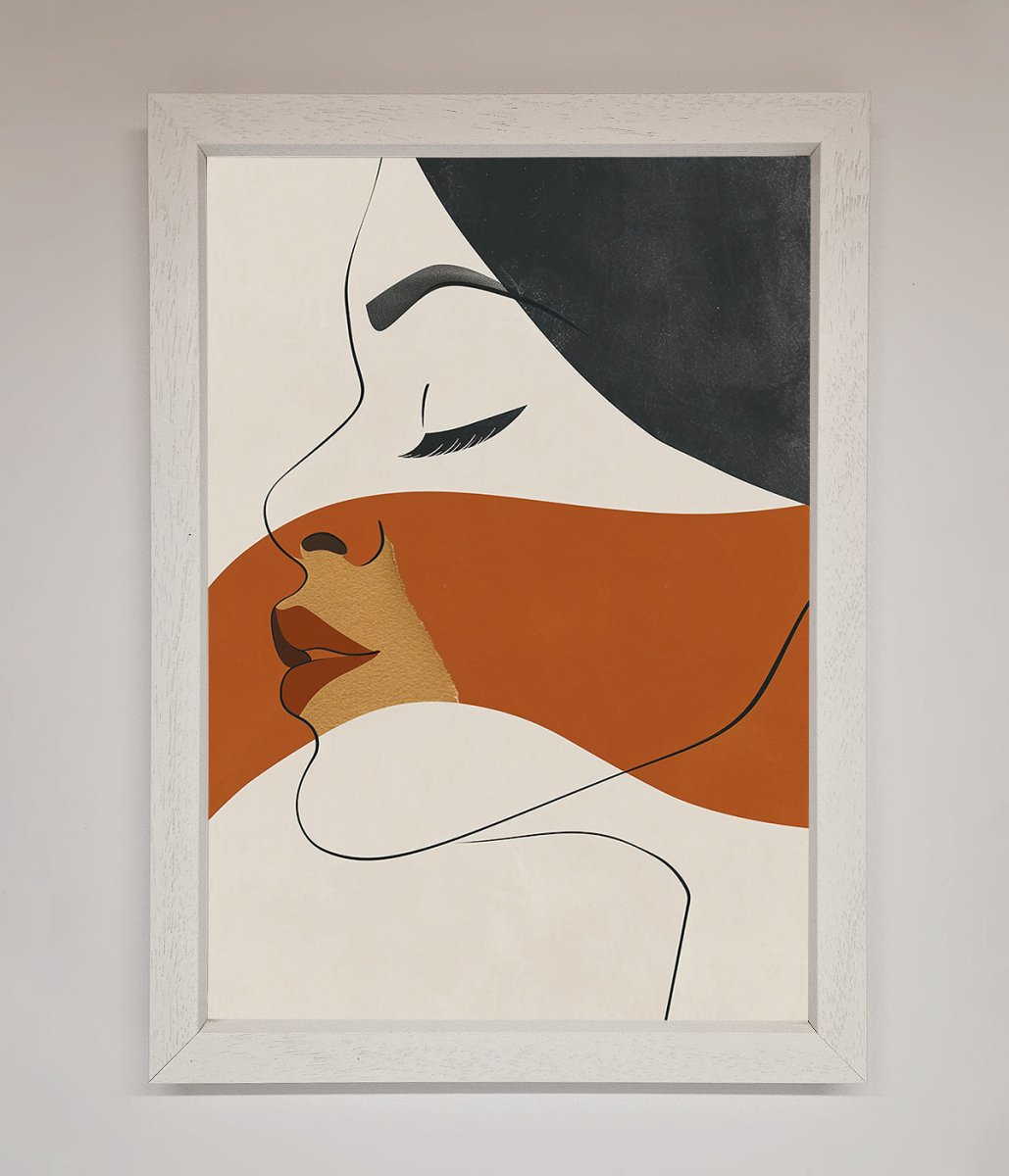 Line Drawing Flow Framed Wall Art-2