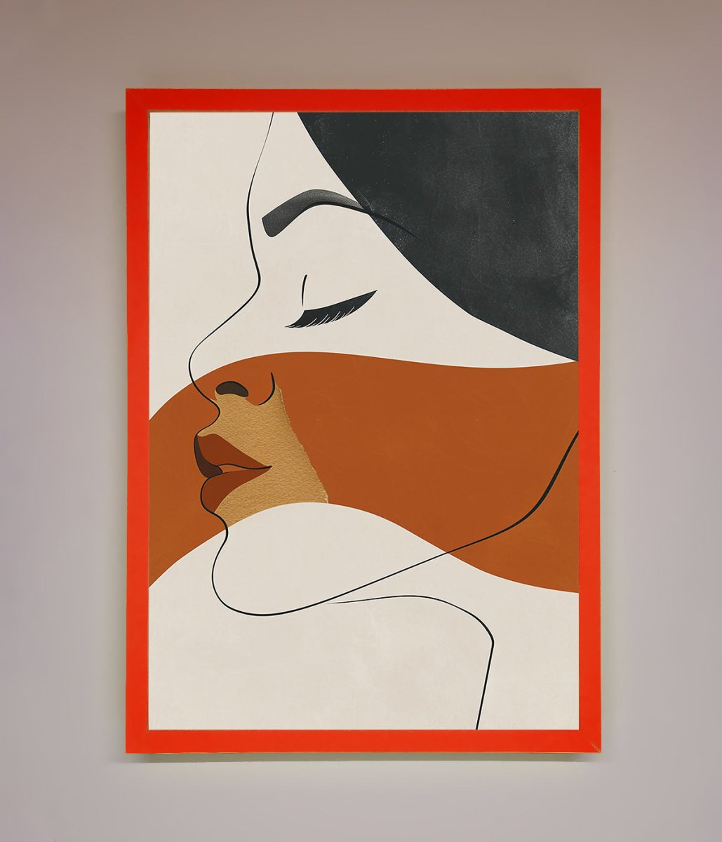 Line Drawing Flow Framed Wall Art-14