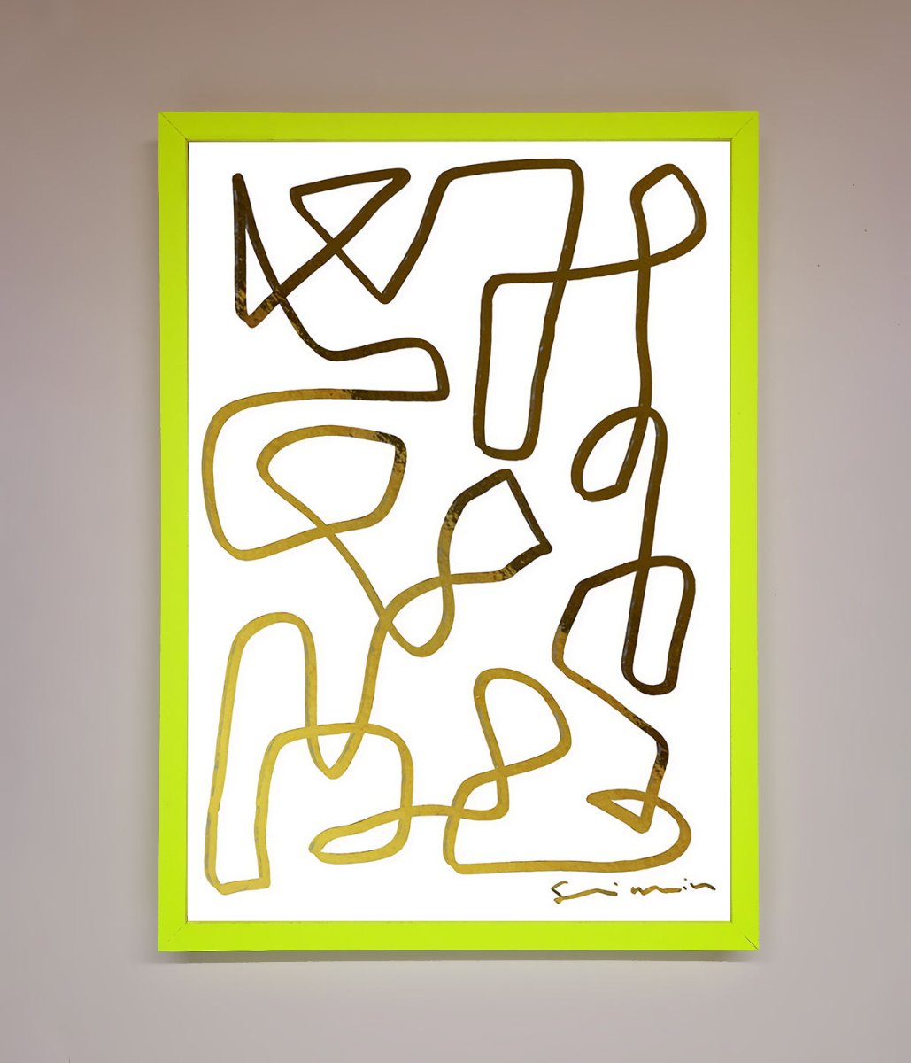 Line Squiggle Foil Print-12