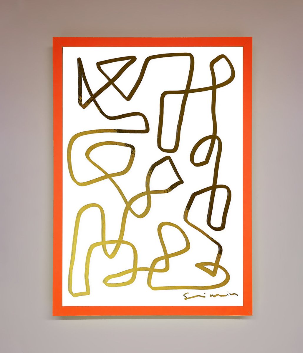 Line Squiggle Foil Print-10