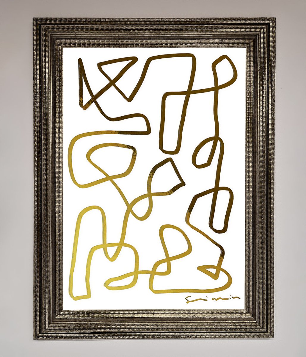 Line Squiggle Foil Print-16
