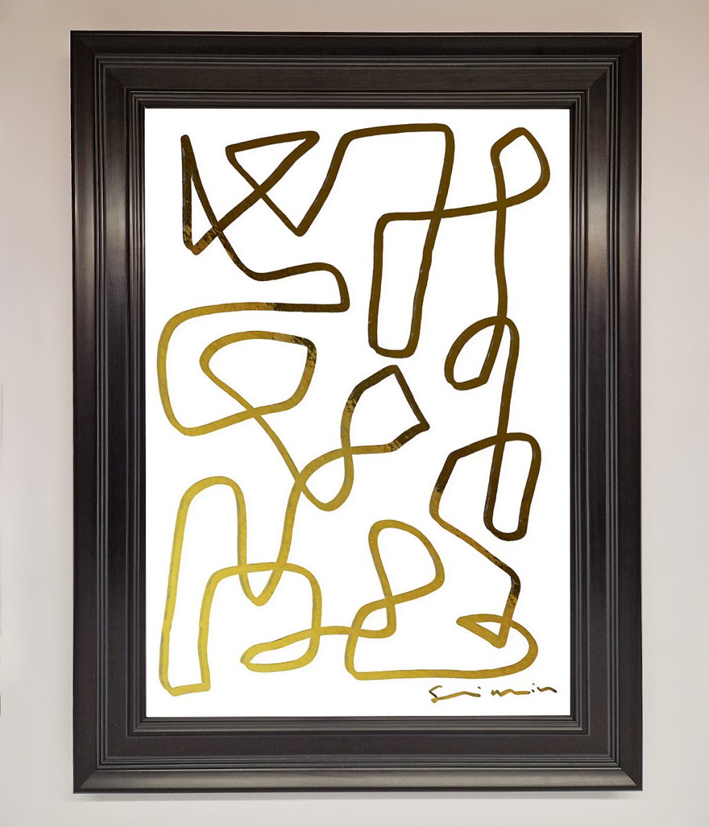 Line Squiggle Foil Print-2