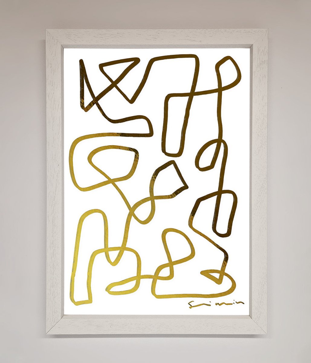 Line Squiggle Foil Print-7