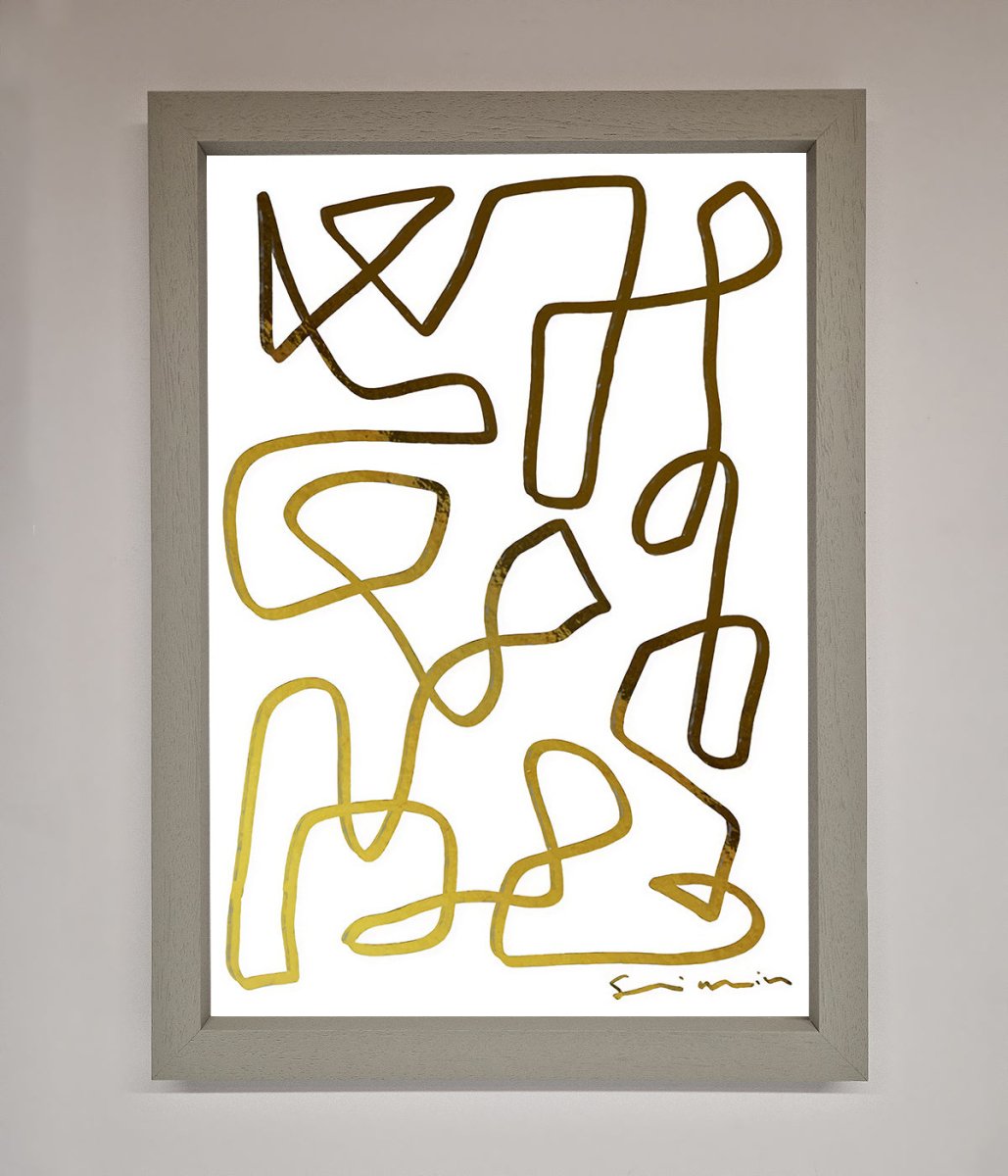 Line Squiggle Foil Print-8