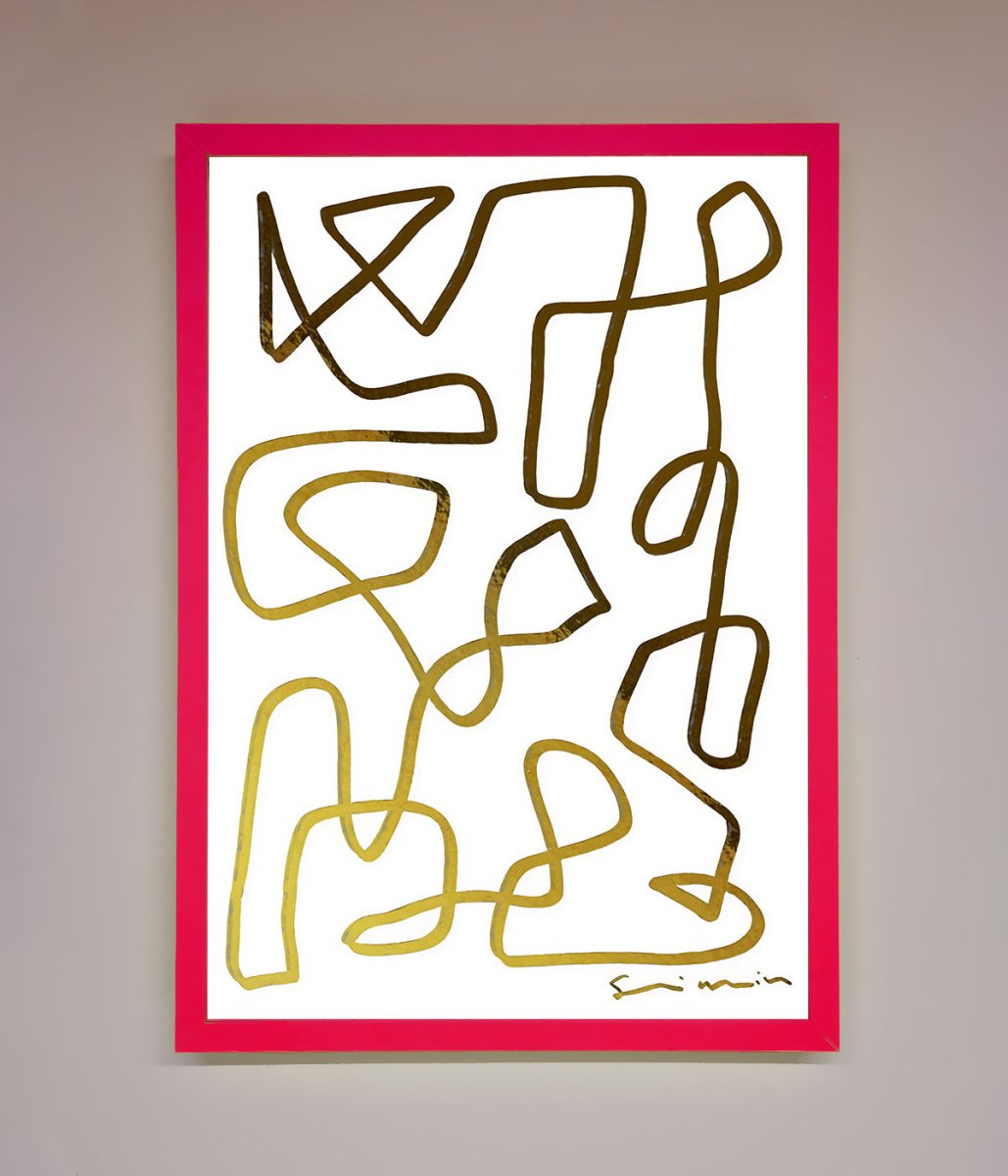 Line Squiggle Foil Print-13