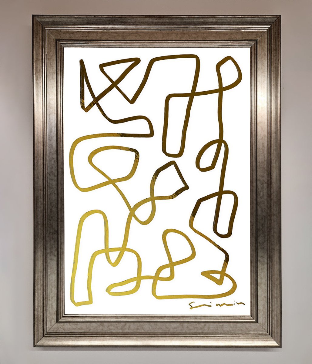 Line Squiggle Foil Print-1