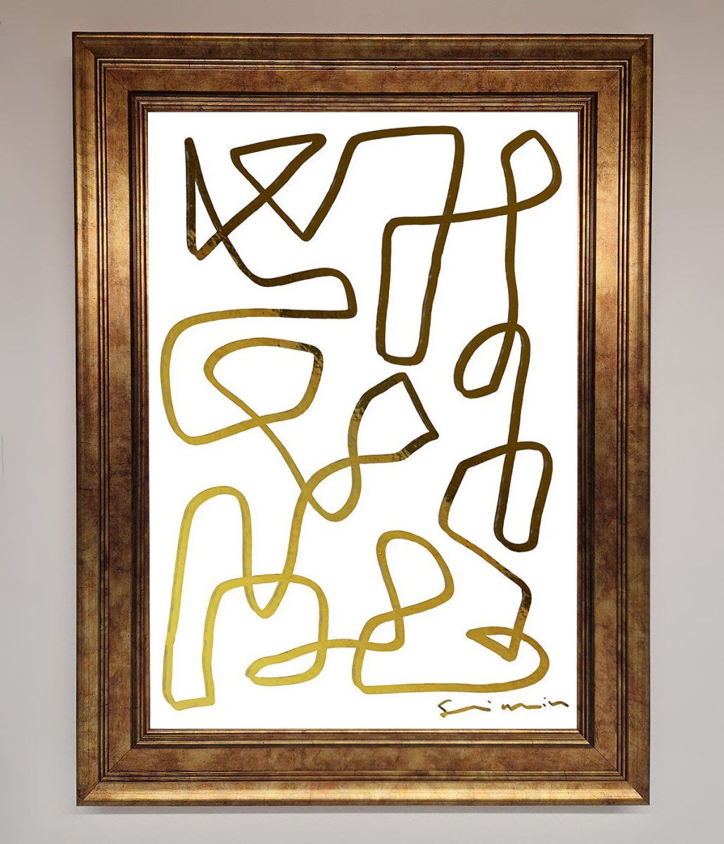 Line Squiggle Foil Print-3