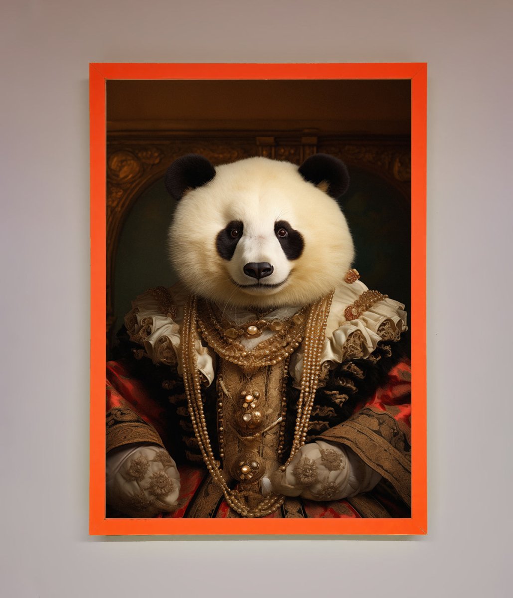 Renaissance Panda Framed Print-6