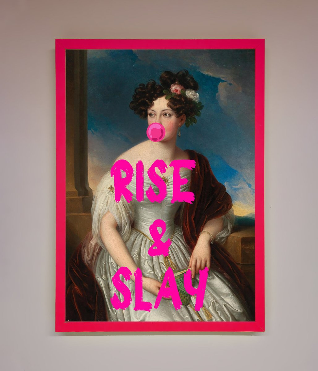 Rise And Slay Framed Wall Art-13