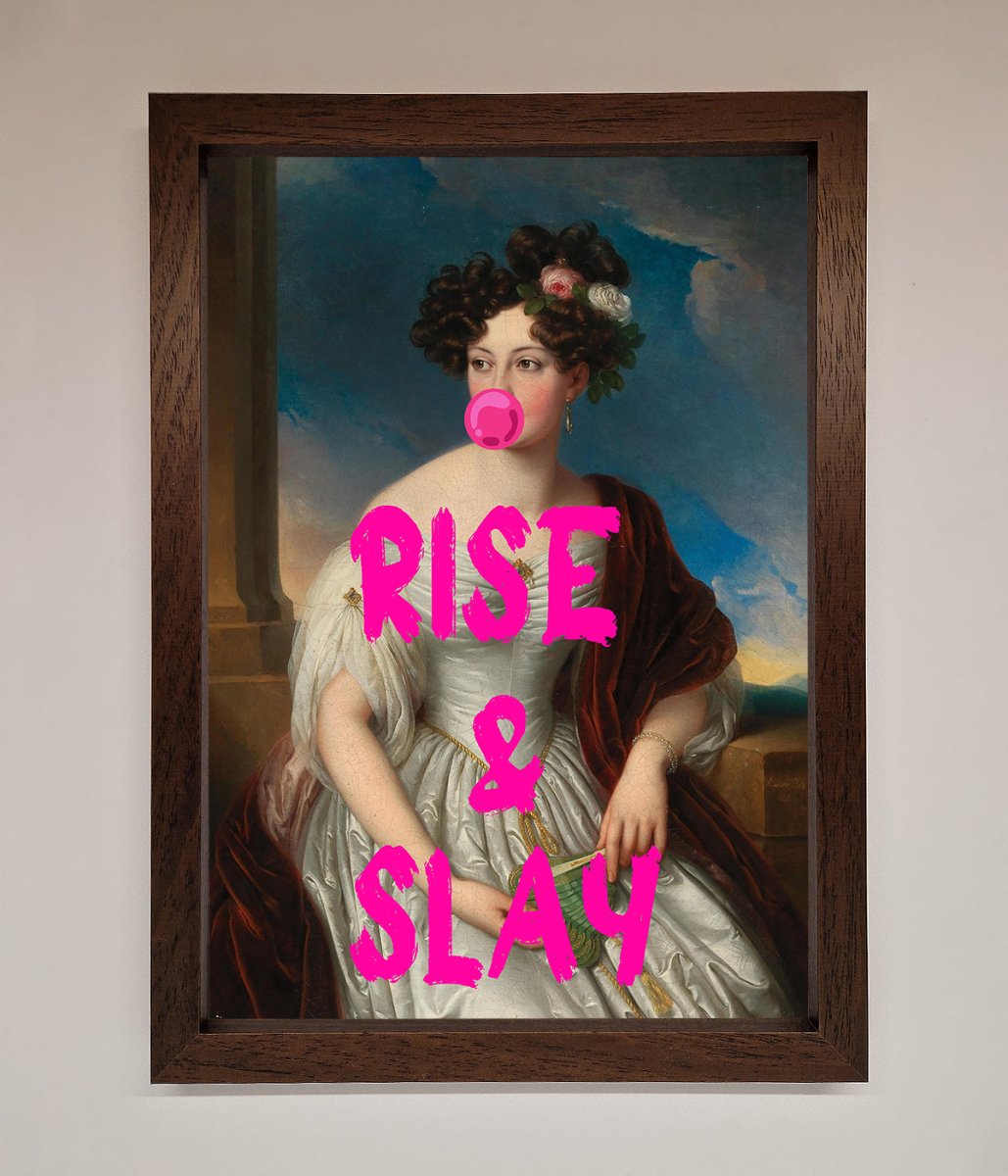 Rise And Slay Framed Wall Art-9