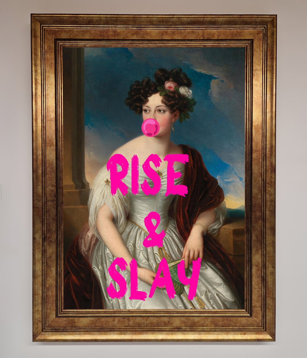 Rise And Slay Framed Wall Art-6