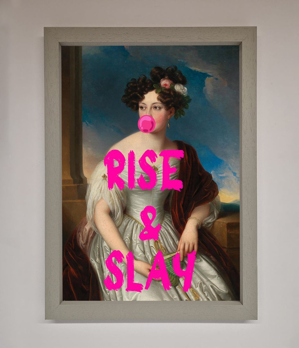 Rise And Slay Framed Wall Art-3