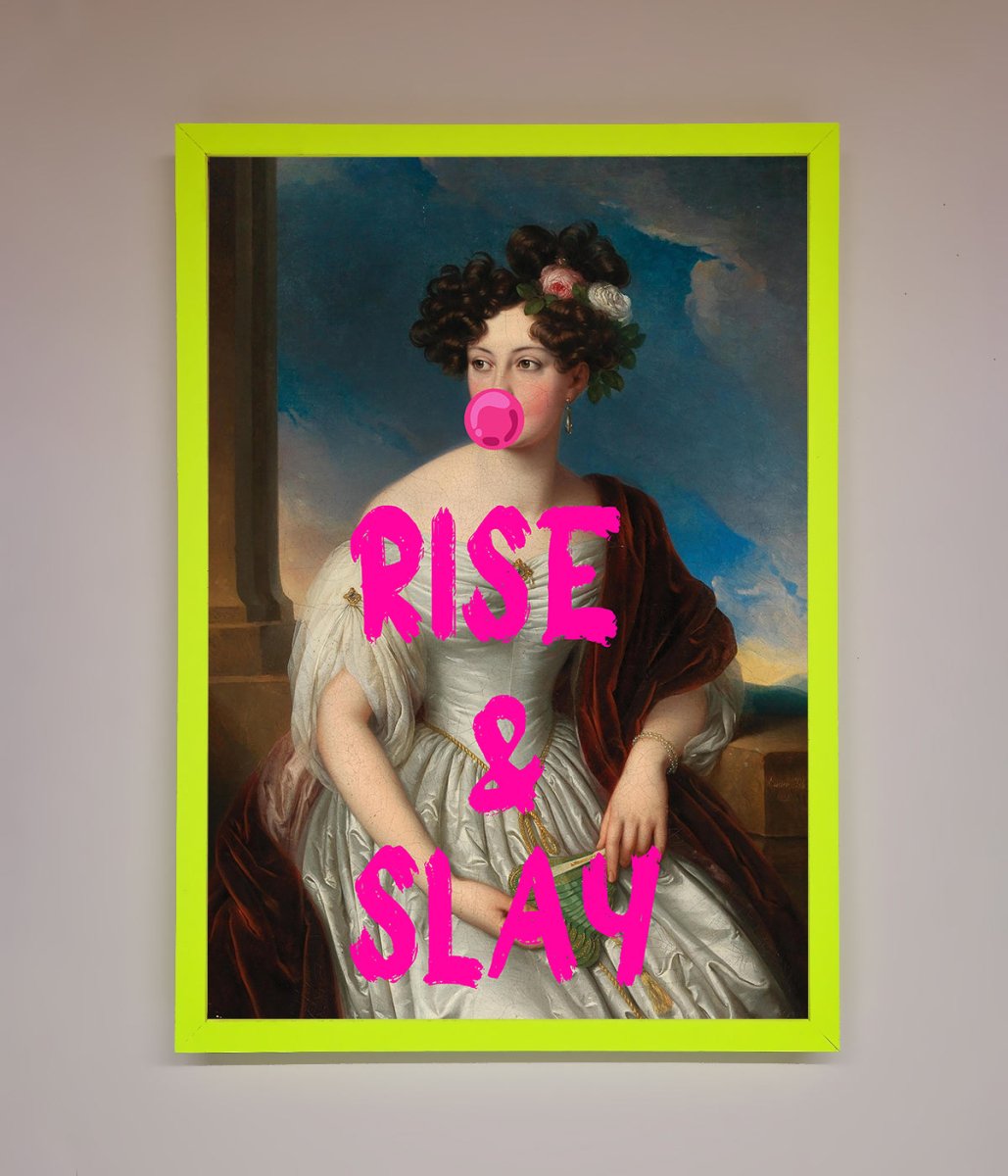 Rise And Slay Framed Wall Art-12