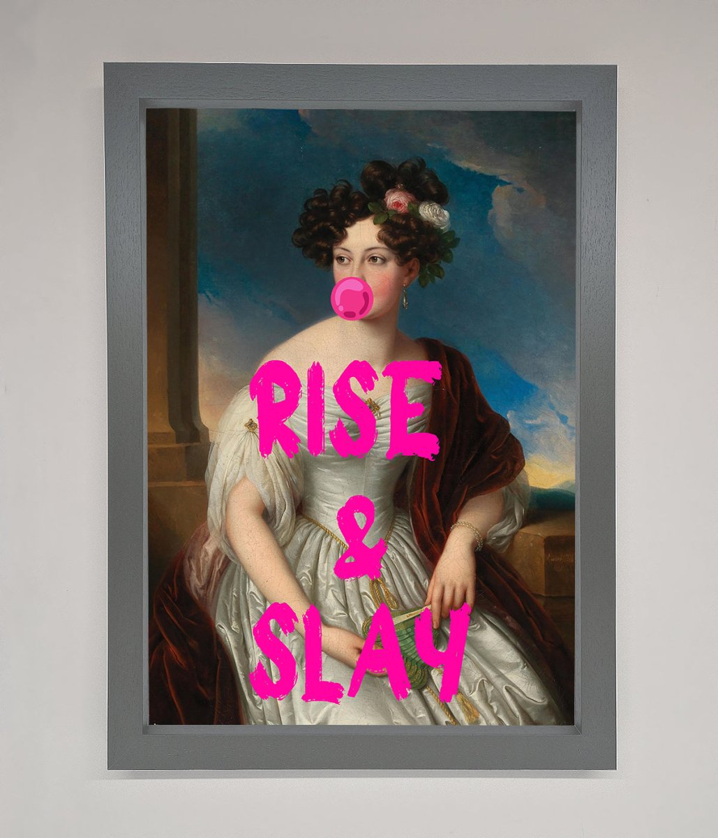 Rise And Slay Framed Wall Art-4